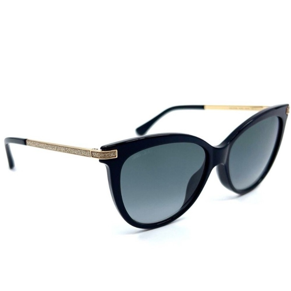 NWT JIMMY CHOO Sunglasses AXELLE/G/S 90790 in Black/Dark Gray Gradient - Picture 5 of 15